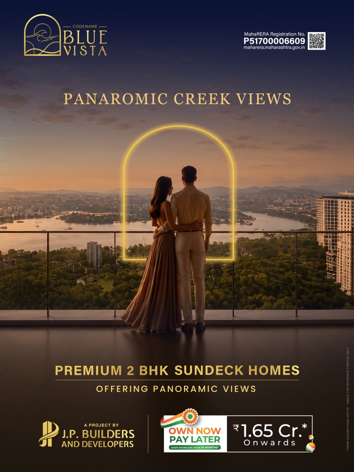 Blue Vista campaign — Panoramic creek views