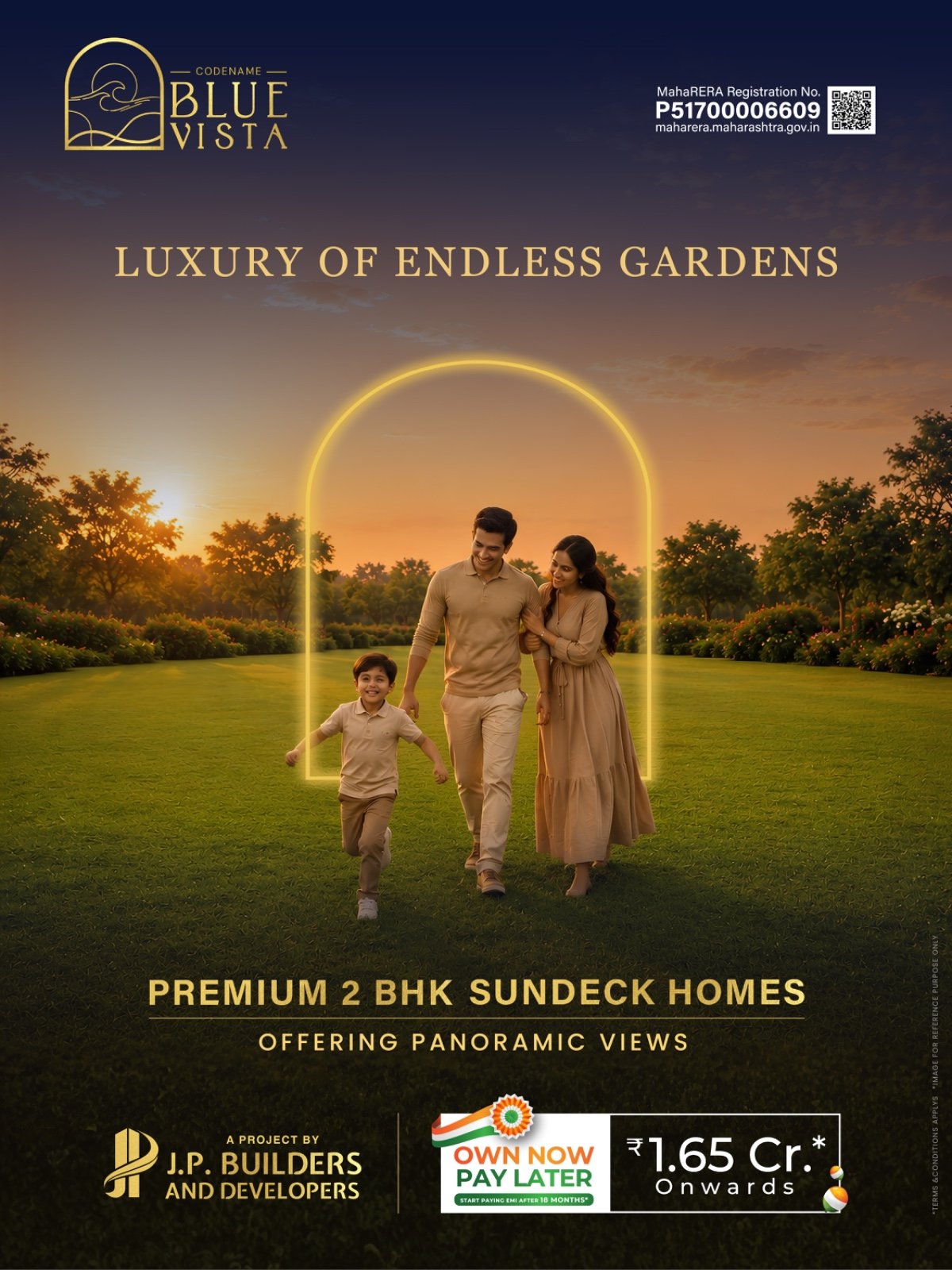 Blue Vista campaign — Luxury of endless gardens