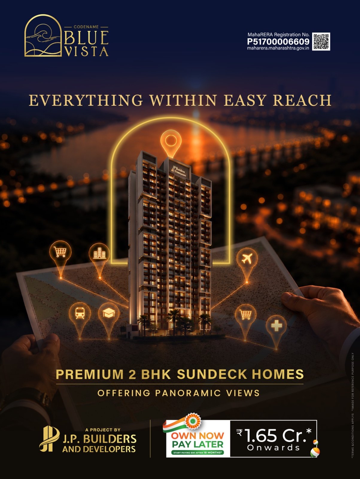 Blue Vista campaign — Everything within easy reach